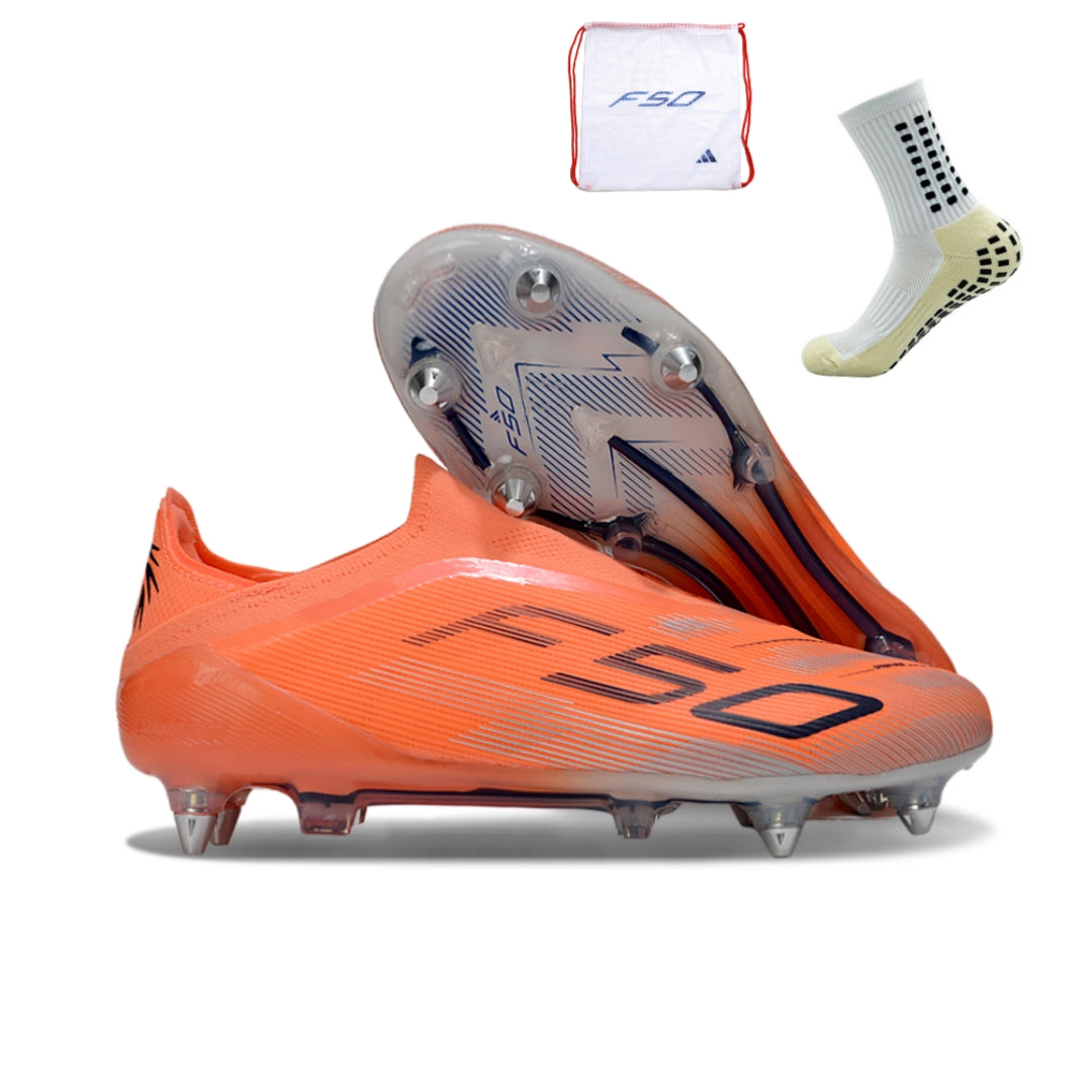 Adidas F50 Elite Laceless SG - Laranja